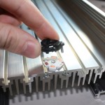 Install BJB solderless connector over the LED
